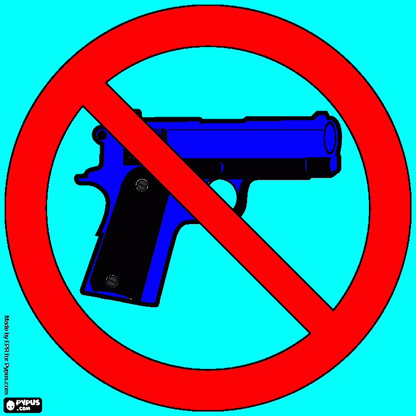 G.U.N coloring page