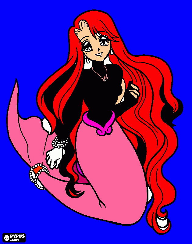 h2o just add water coloring page