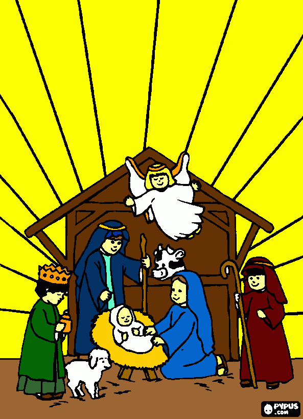 happy birthday JESUS coloring page