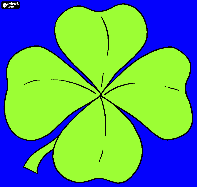 happy st patrick day coloring page