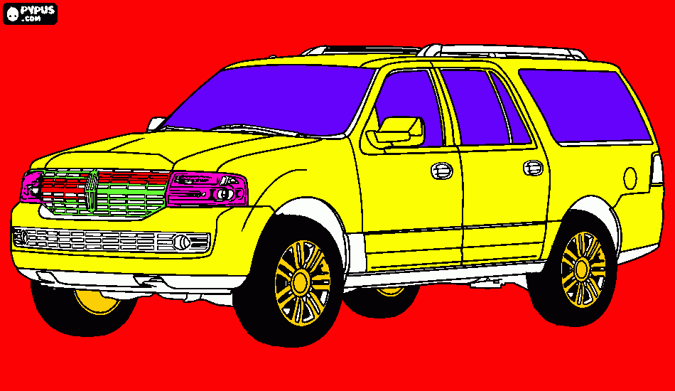 Hasan Hilux Jeep coloring page
