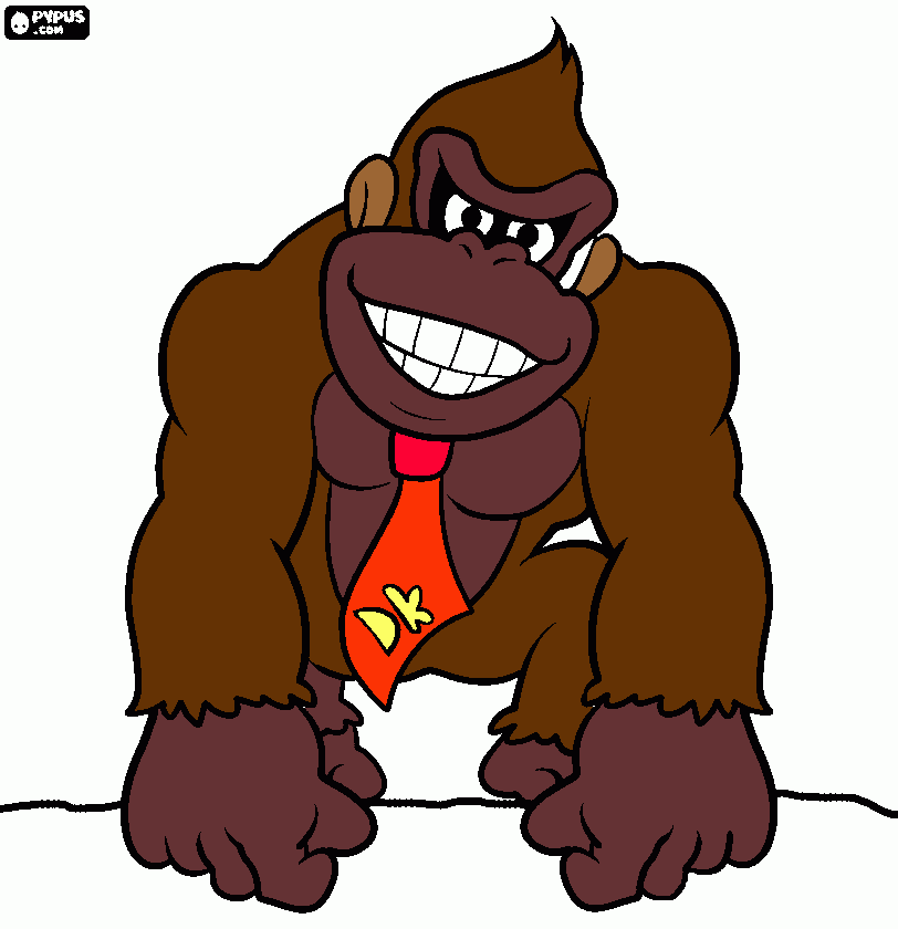 Hayden's painting coloring page