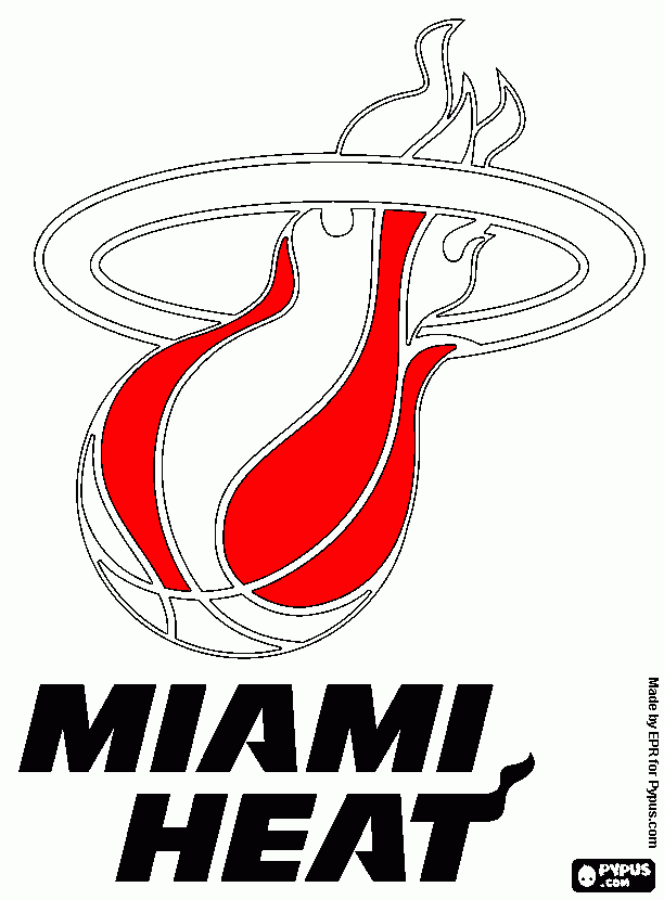heat coloring page