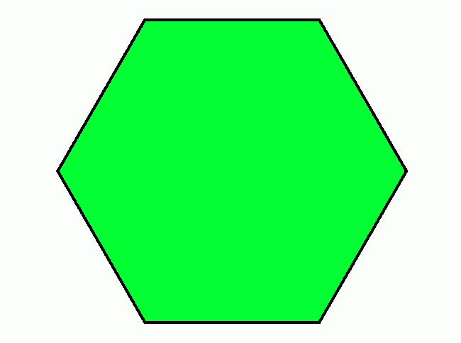 hexagon coloring page