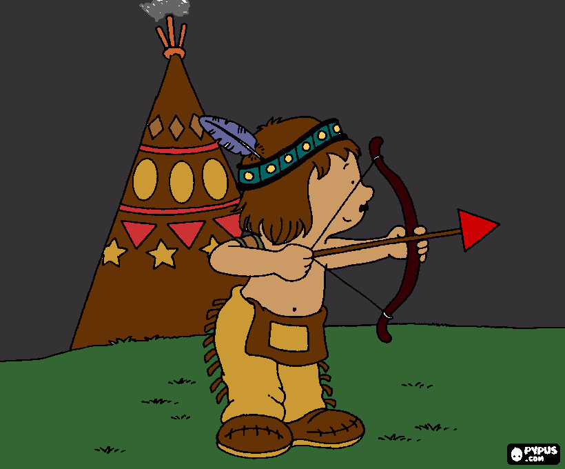 Hitler indian!!  coloring page