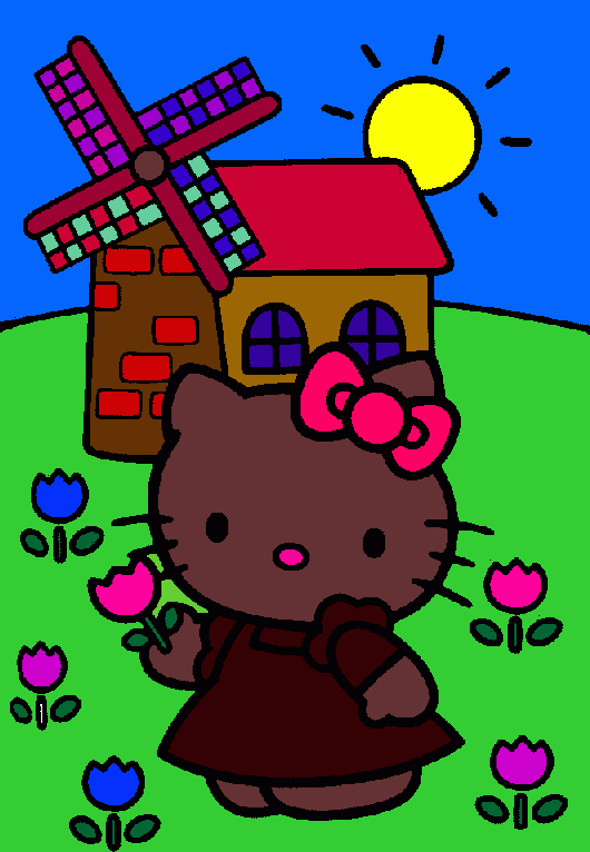 HOLLE KITTENY coloring page