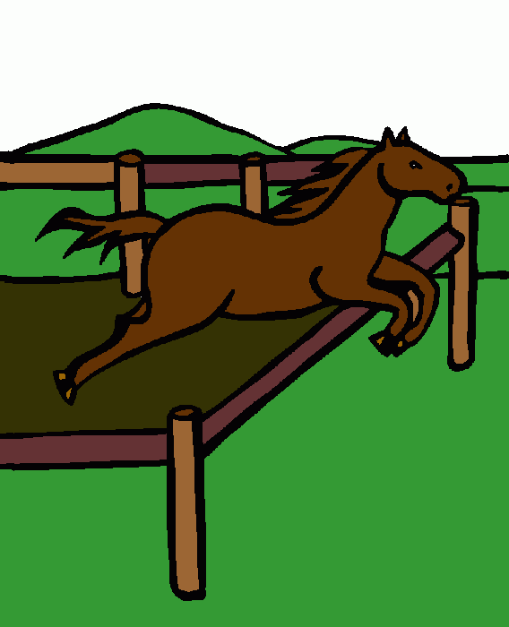 i love horses coloring page