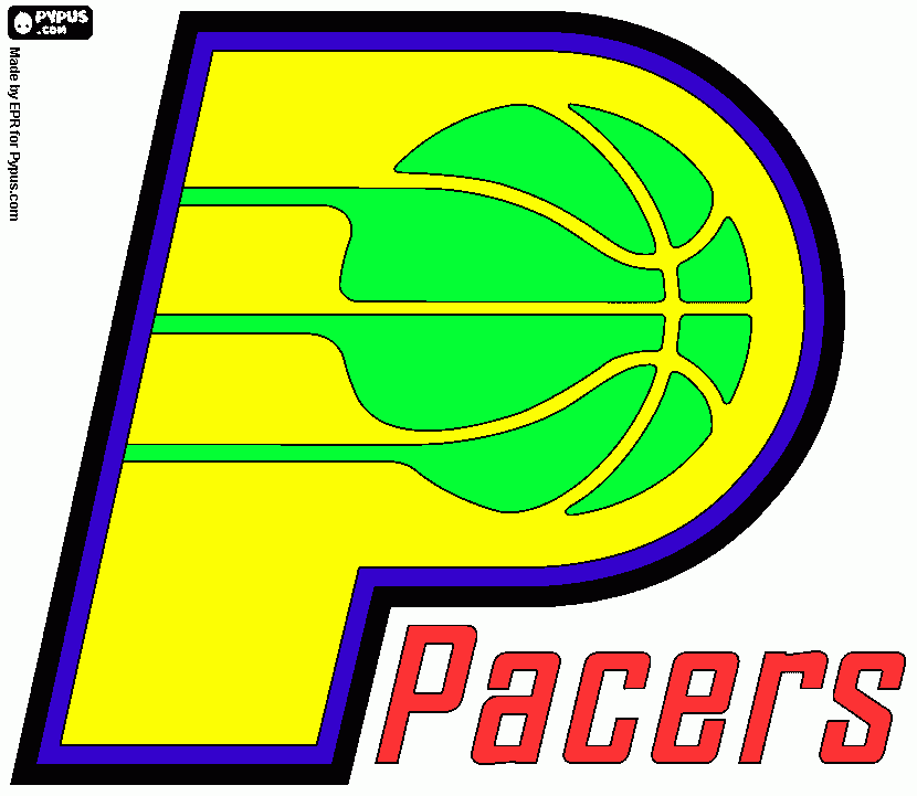 indiana pacers coloring page