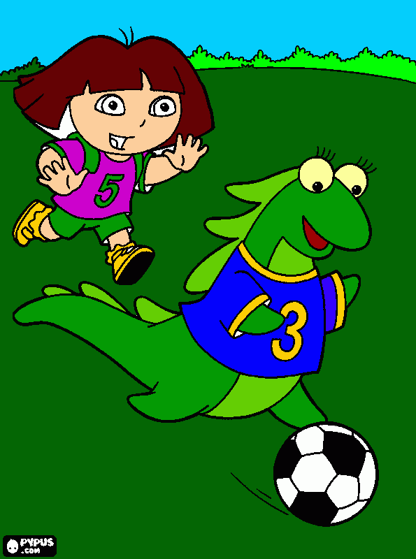 Isa the Iguana coloring page