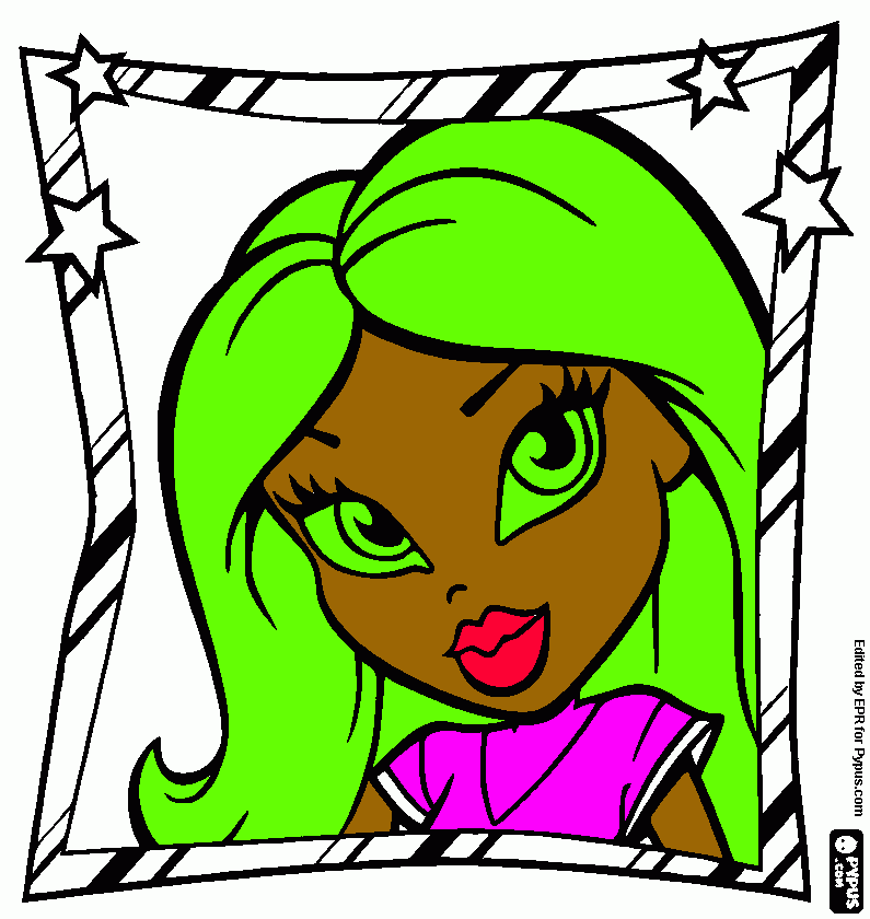 Isabelle coloring page