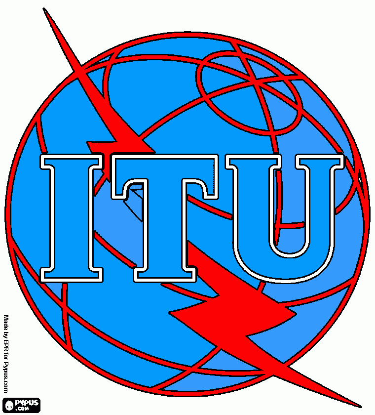 itu logo coloring page