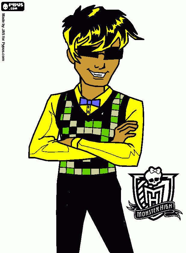 Jackson Jekyll coloring page