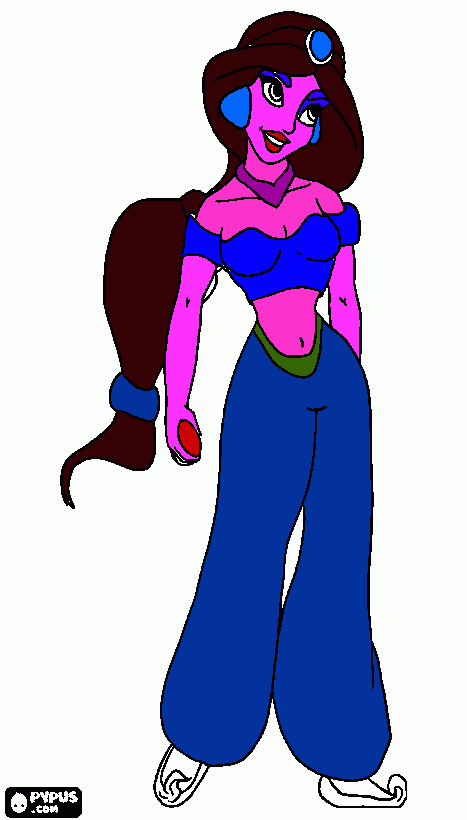 jazmina coloring page