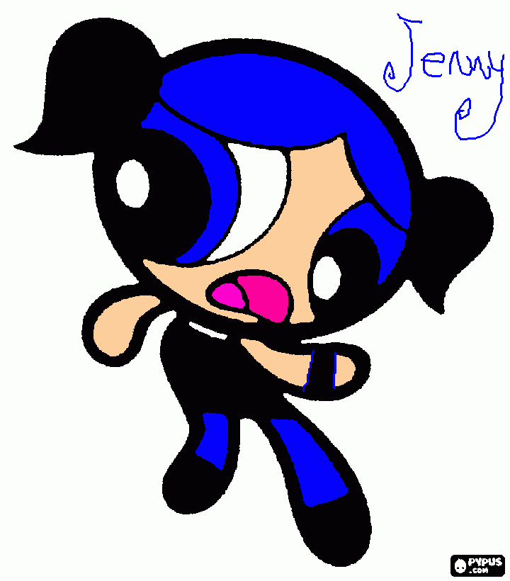 jenny sweetest of the GGGs coloring page