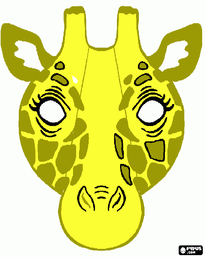kamilopardali coloring page