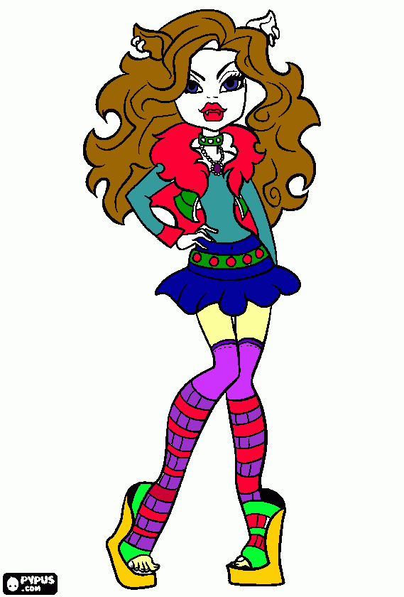 Karlie coloring page