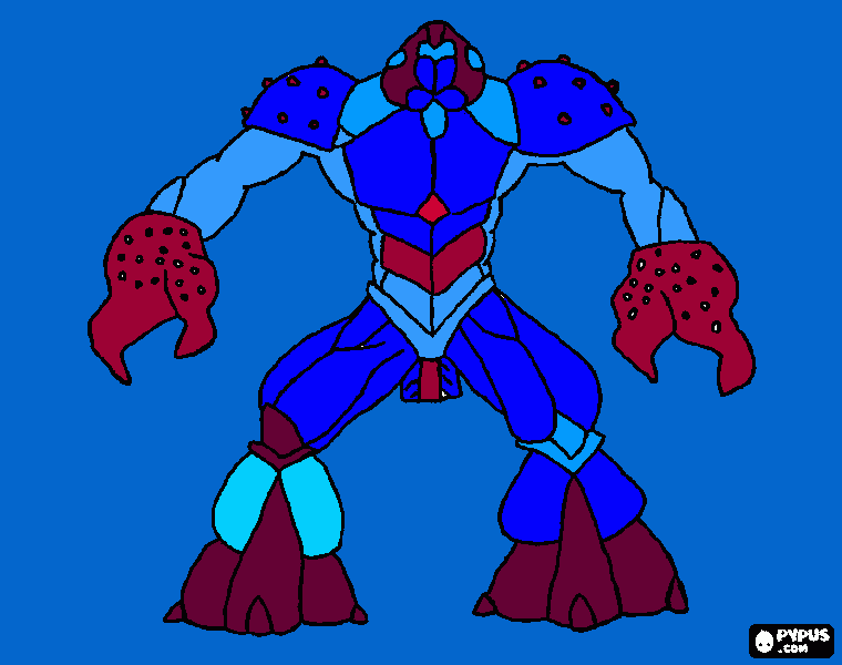 Karrapax coloring page