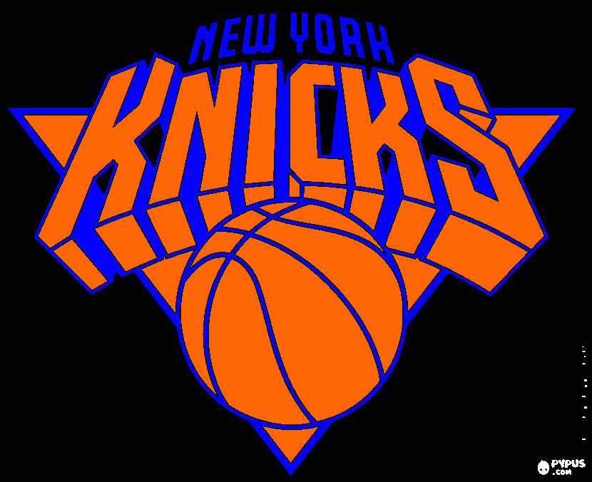 Knicks Logo coloring page