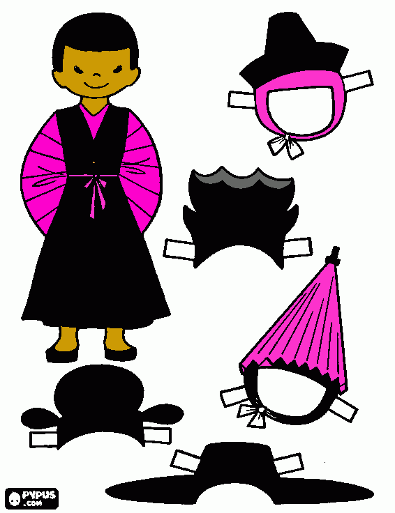 Korean coloring page