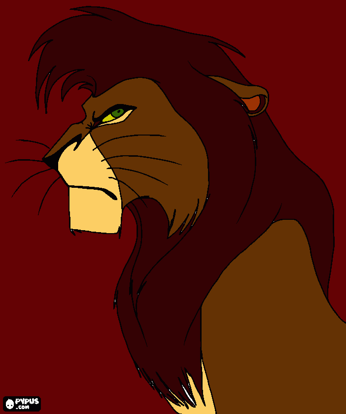 Kovu coloring page