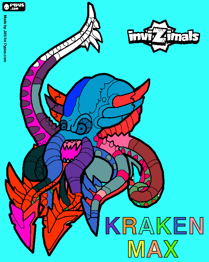 KRAKEN coloring page