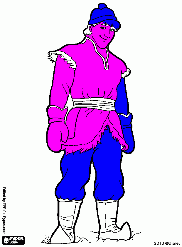 kristof coloring page