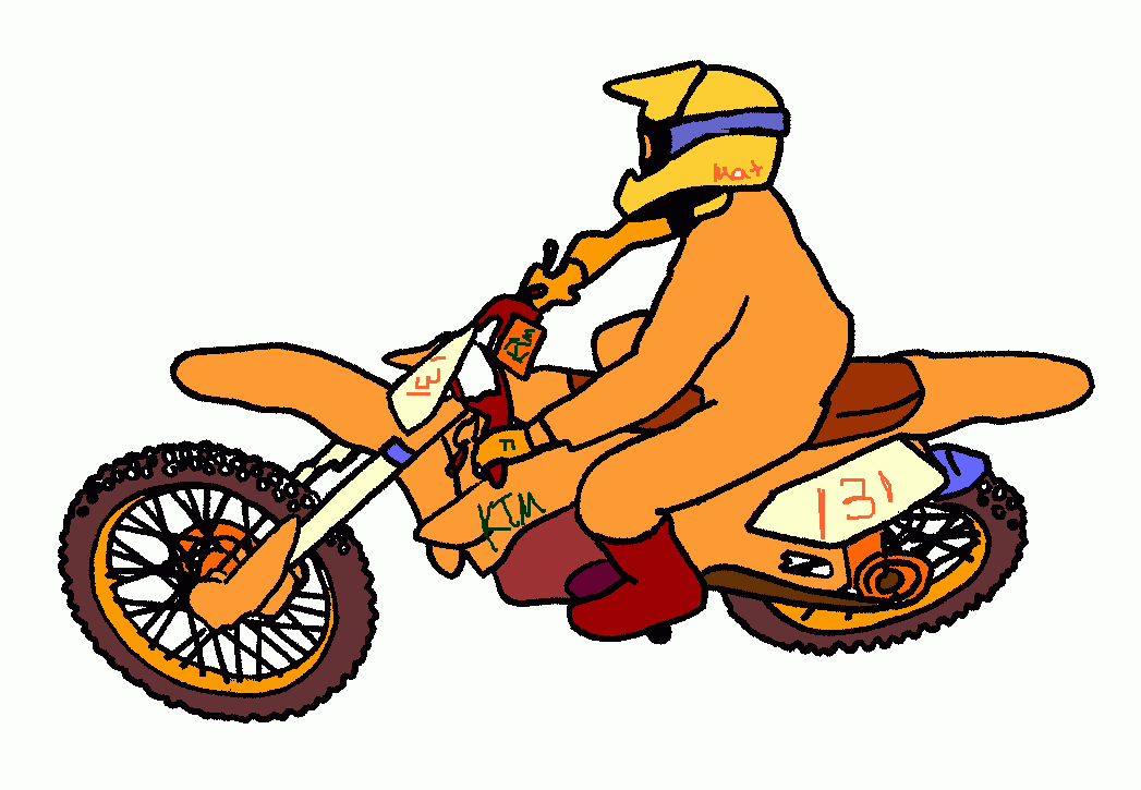 ktm coloring page