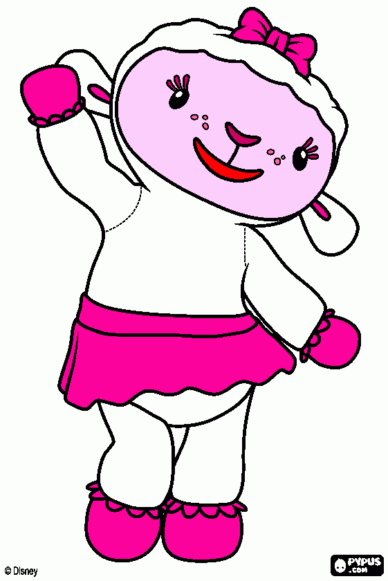 LAMBI coloring page