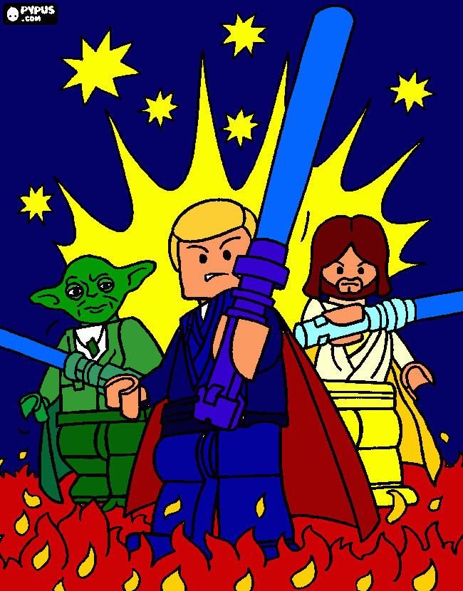 Lego Starwars coloring page