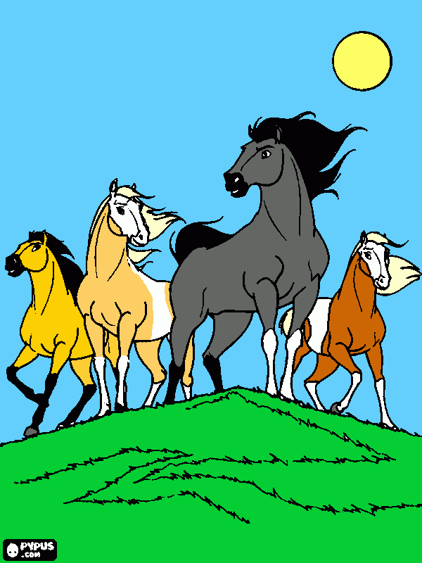liberty and smokey coloring page