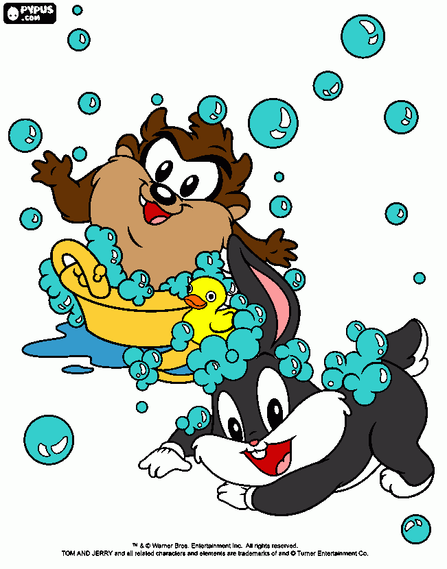 Looney Toons Babys coloring page