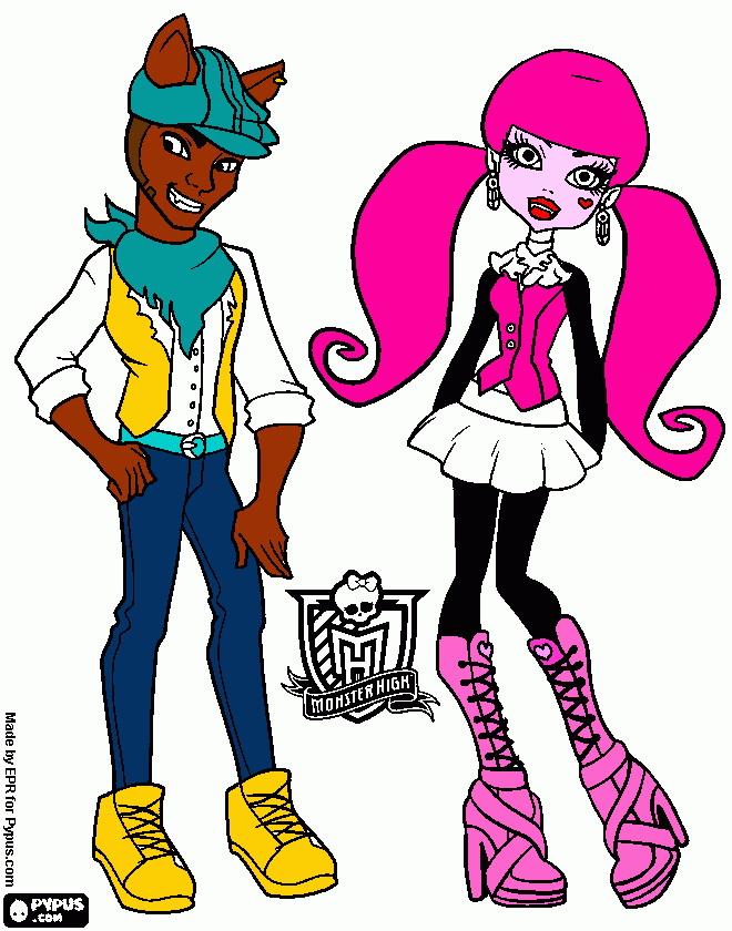 love ghols coloring page