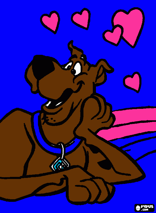 Love coloring page