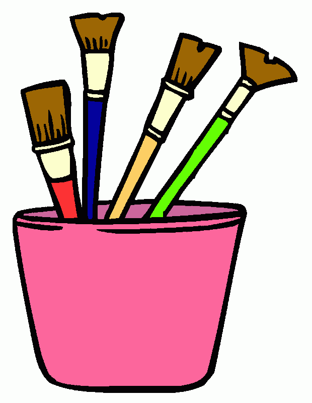 lovely paint cup coloring page