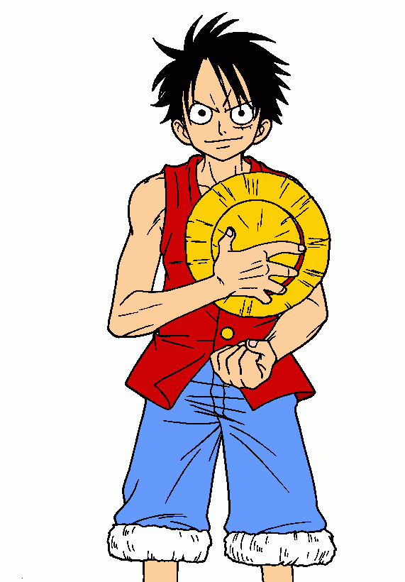 luffy coloring page