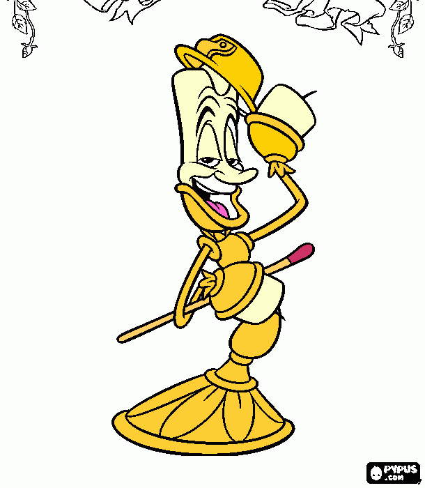 lumiere color coloring page
