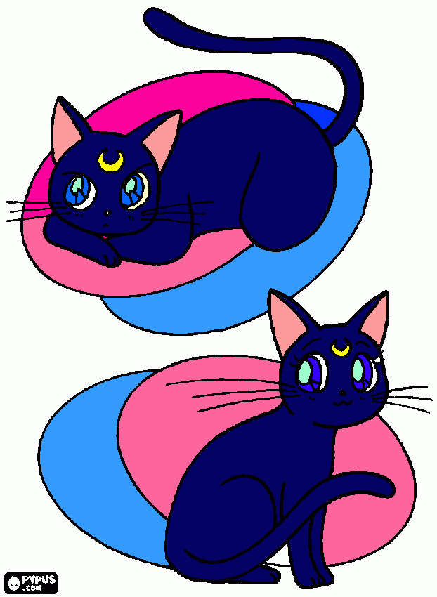 luna coloring page