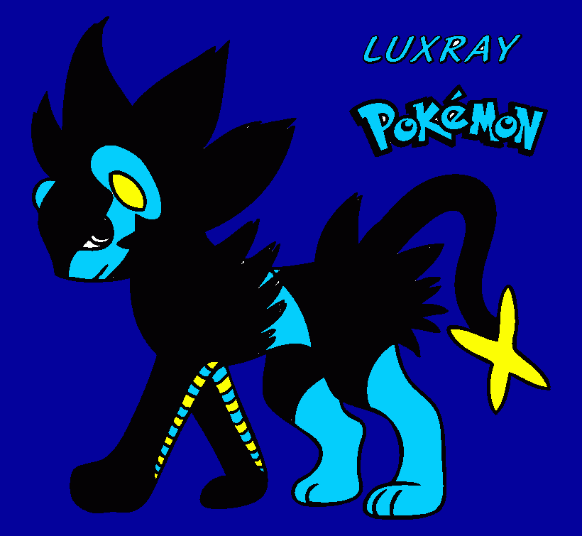 luxray coloring page