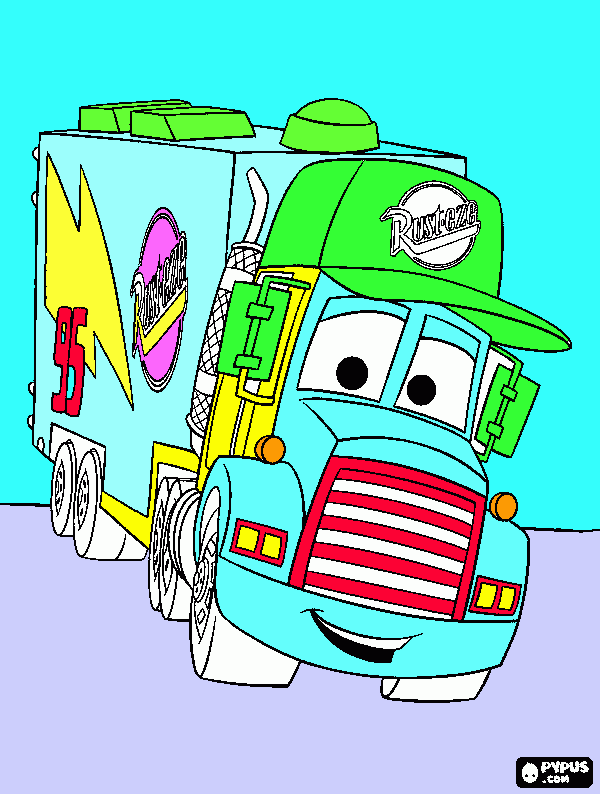 MACK coloring page