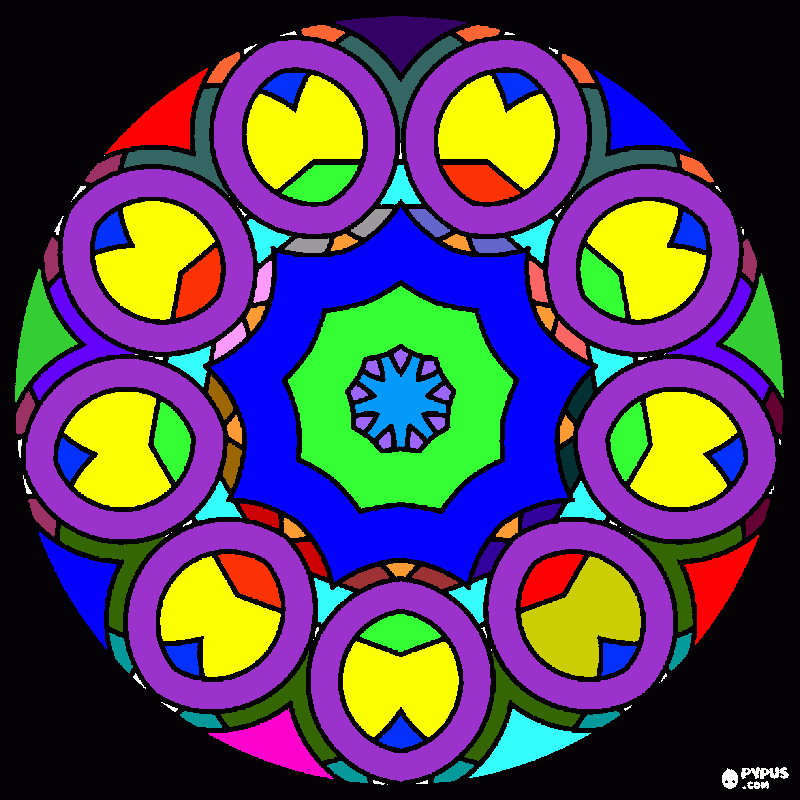mandala coloring page