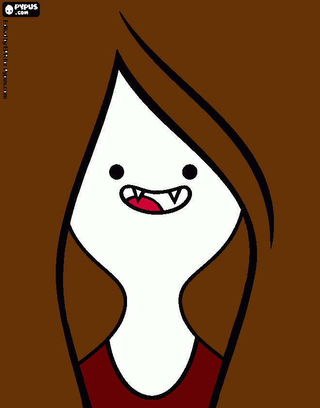 marcelene coloring page