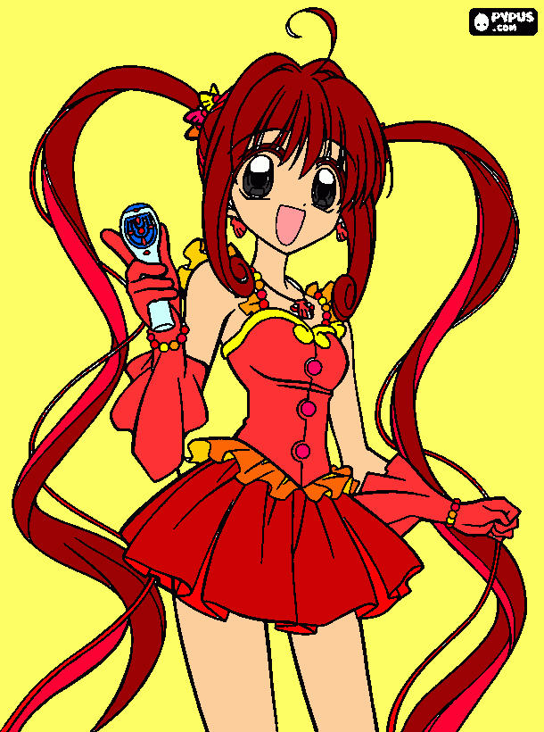 Maria! Pitchi Pitchi Pitchi coloring page