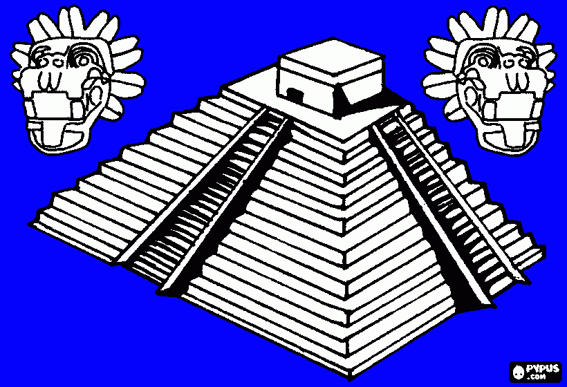 maya coloring coloring page
