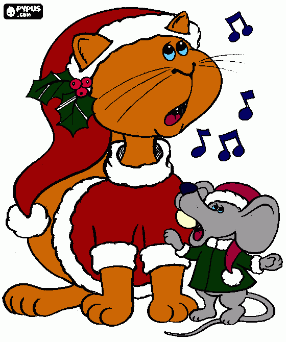 meow/squeak coloring page