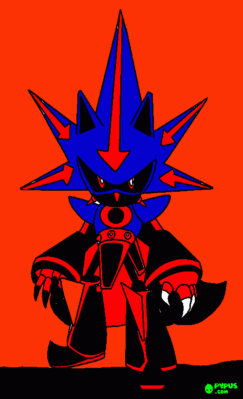 Metal coloring page