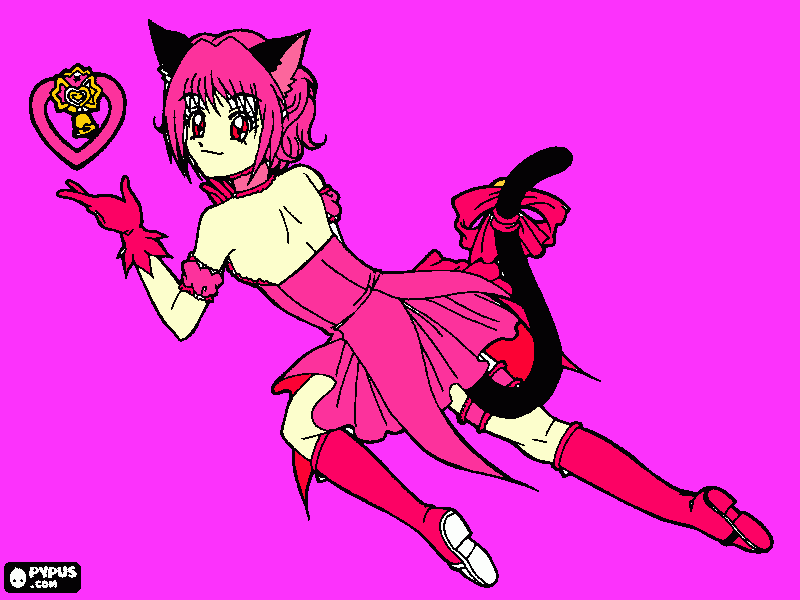 Mew Ichigo coloring page