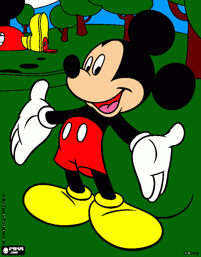 MICKEY MOUSE! coloring page