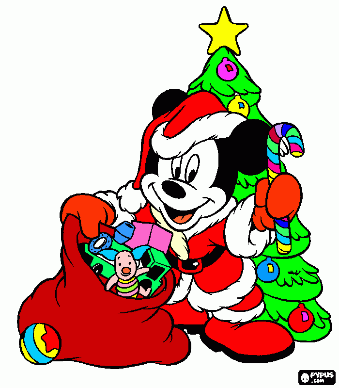 Miki Maus coloring page