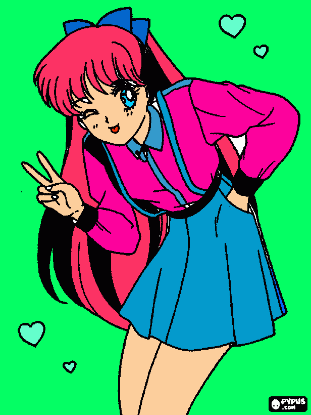 mina coloring page