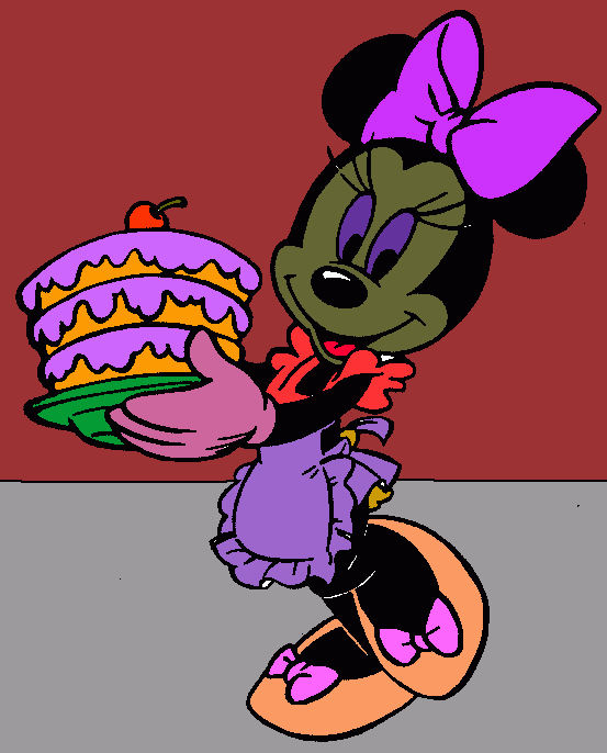 mini mouse coloring page